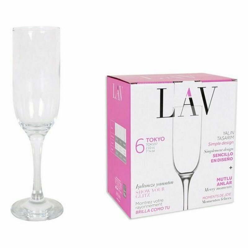 Image secondaire de Set de Verres LAV Tokyo (4 Unités) (210 ml)