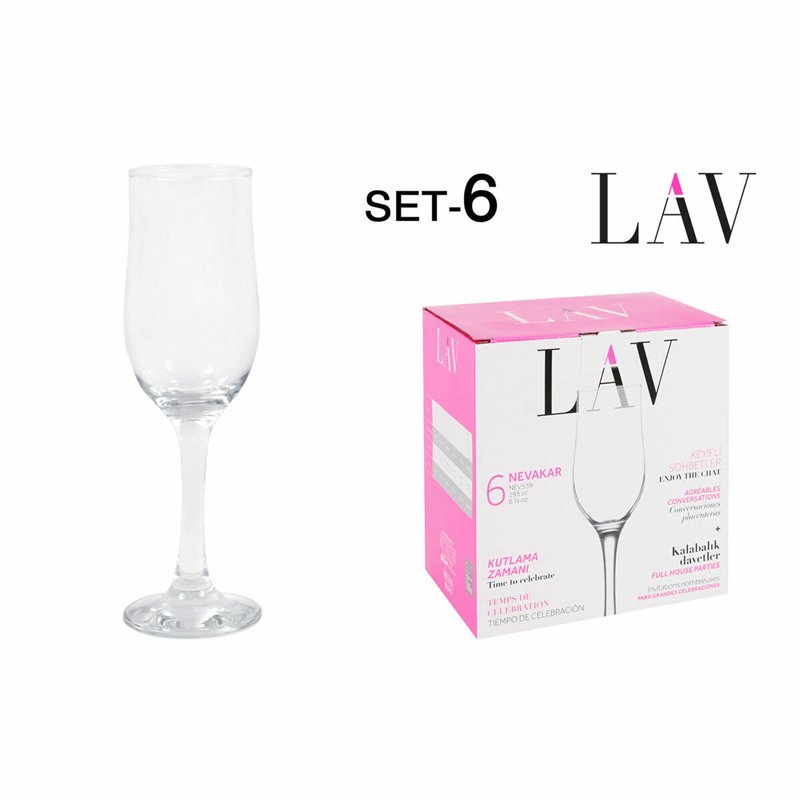 Image secondaire de Set de Verres LAV Nevakar (4 Unités)