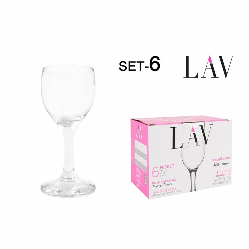 Image secondaire de Set de Verres LAV Misket (4 Unités)