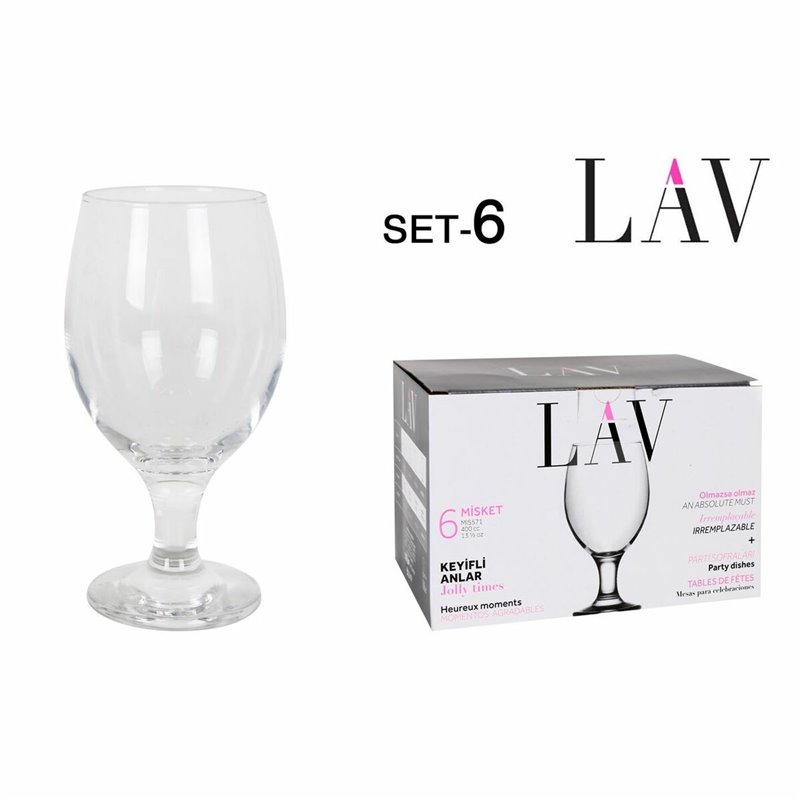 Image secondaire de Set de Verres LAV Misket (4 Unités)