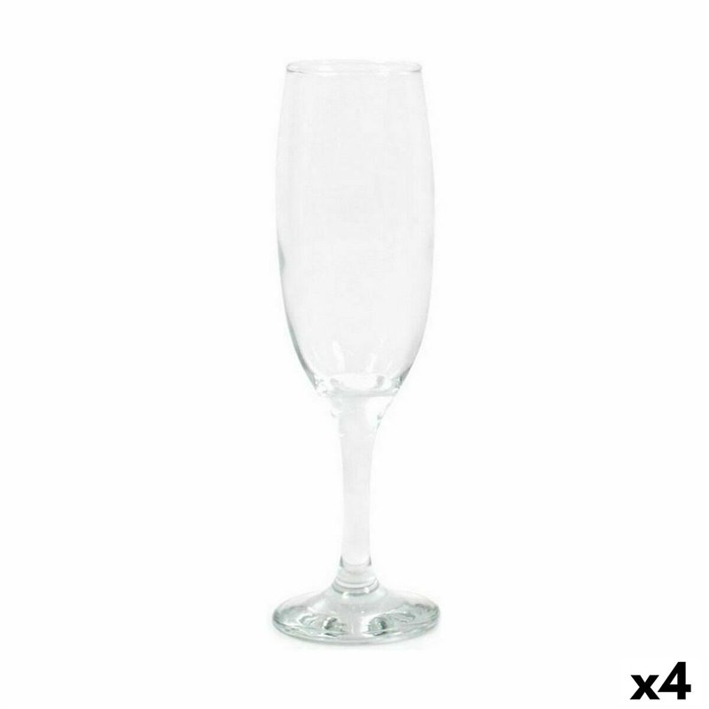 Set de Verres LAV Empire Champagne 6 Pièces 220 ml (4 Unités)