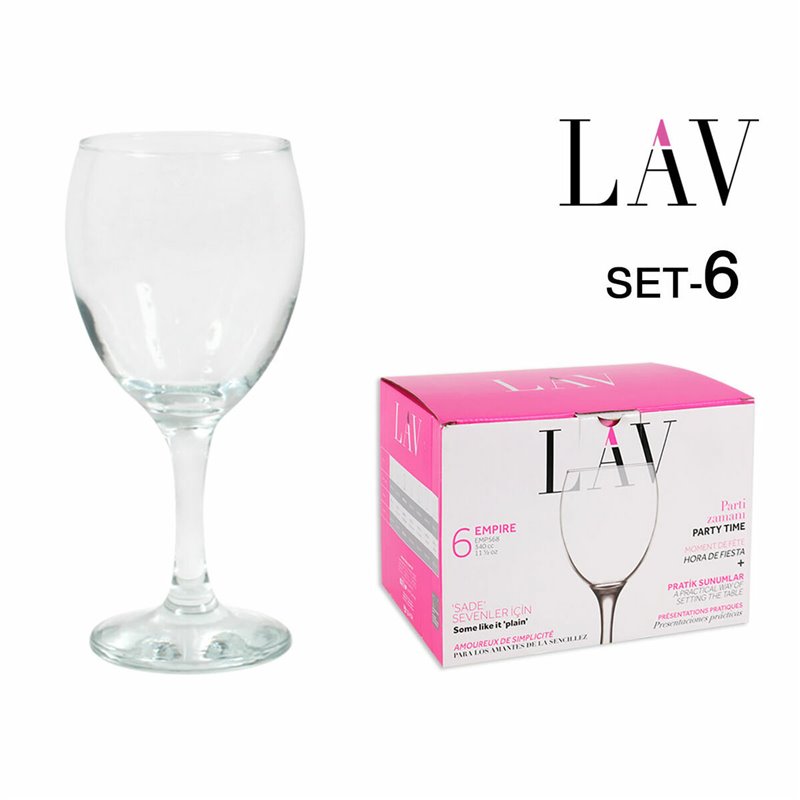 Image secondaire de Set de Verres LAV Empire (4 Unités)