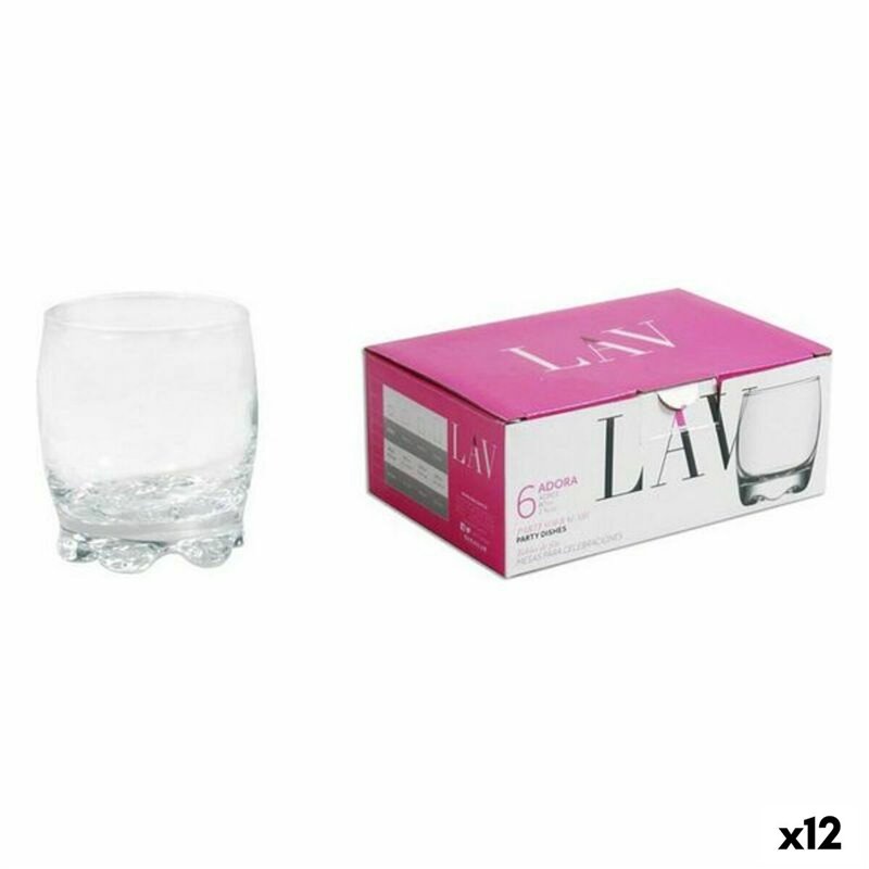 Ensemble de Verres à Liqueur LAV 596155 (12 Unités) (80 ml)