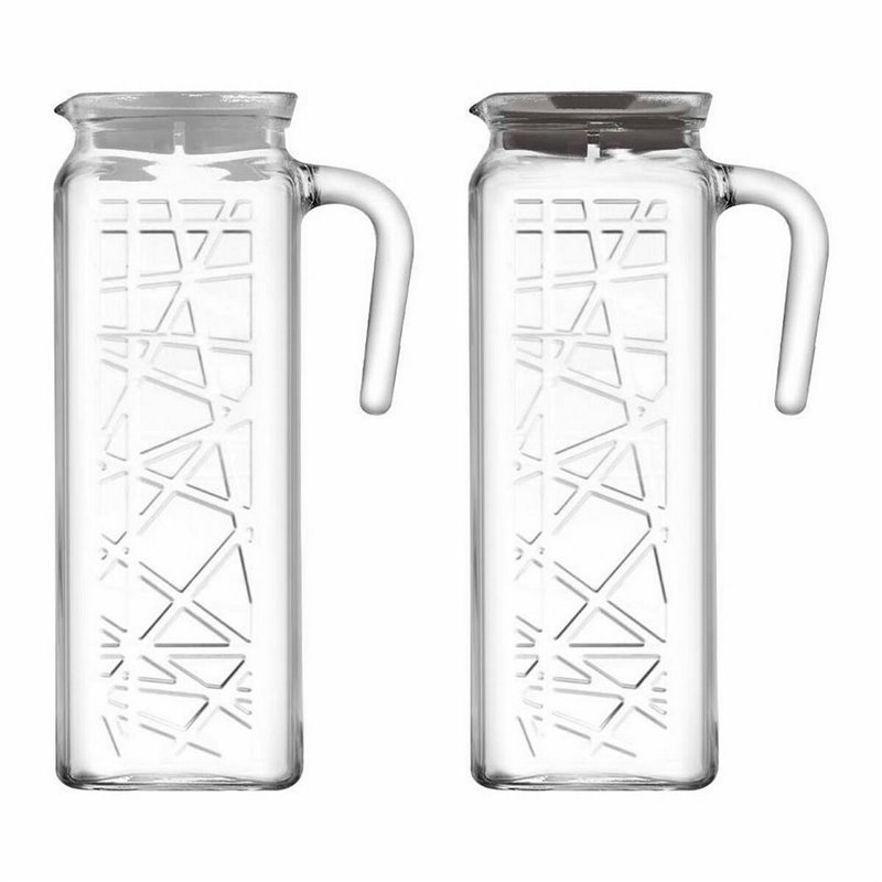 Image secondaire de Pichet LAV Line Transparent Verre (6 Unités) (1,2 L)