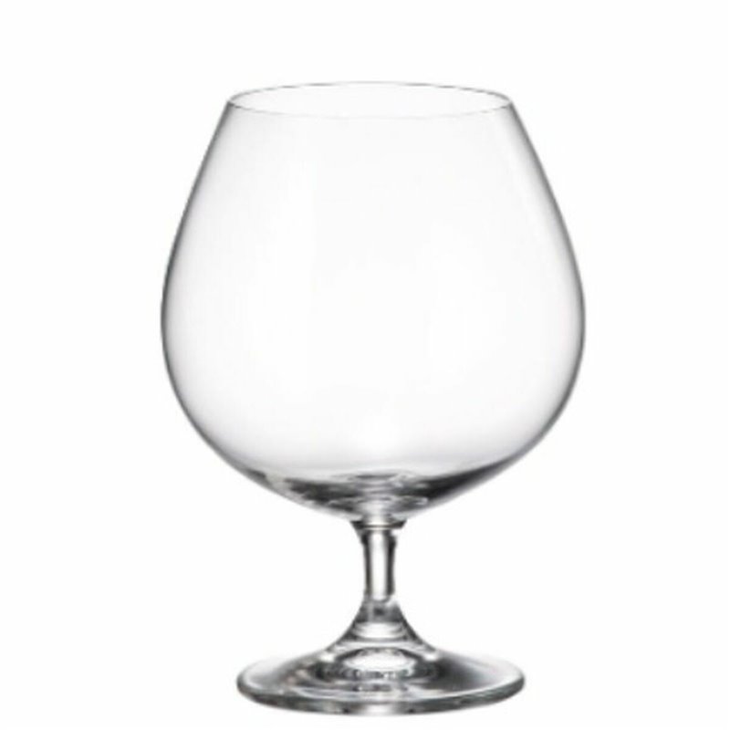 Image secondaire de Set de Verres Bohemia Crystal Clara Cognac 690 ml 6 Unités 4 Unités 7,5 x 12 x 16 cm