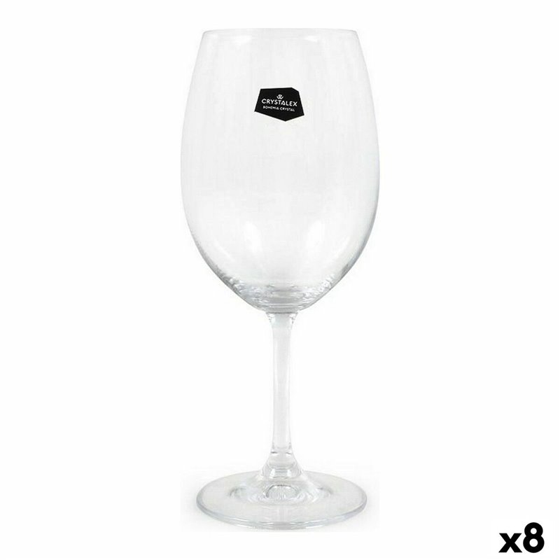 Verre de vin Crystalex Lara Transparent Verre (6 Unités) (8 Unités) (450 cc)