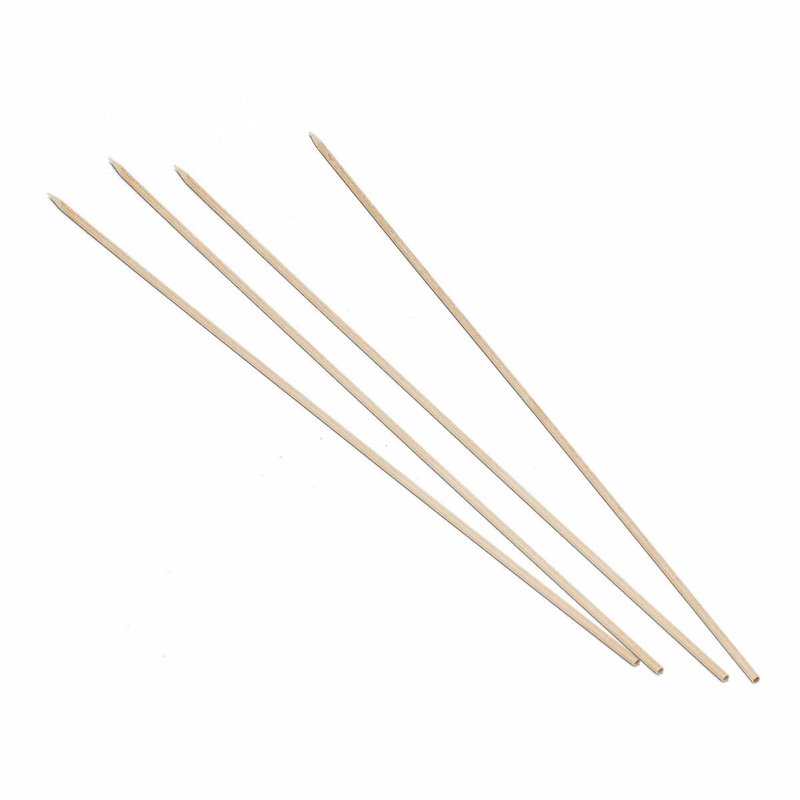 Image secondaire de Ensemble de brochettes pour barbecue Algon Bambou 300 x 2,5 x 30 mm (100 Pièces) (24 Unités)