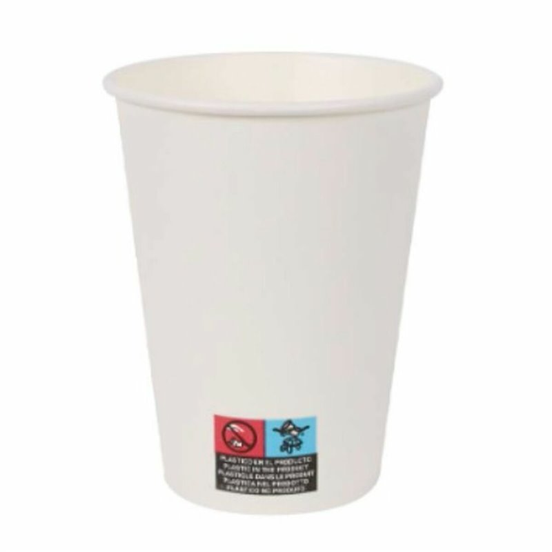 Image secondaire de Set de Verres Algon Carton Produits à usage unique Blanc 36 Unités (12 Pièces)