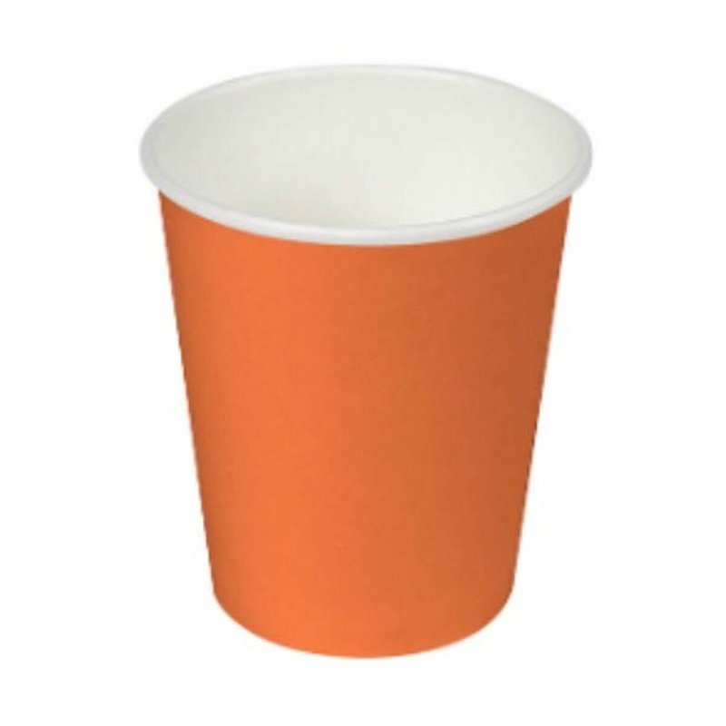 Image secondaire de Set de Verres Algon Carton Produits à usage unique Orange 36 Unités (24 Pièces)