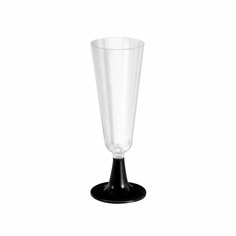 Image secondaire de Verres à champagne réutilisables Algon Noir 24 Unités 150 ml (4 Pièces)