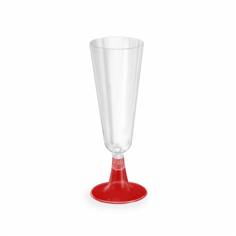 Image secondaire de Verres à champagne réutilisables Algon Rouge 24 Unités 150 ml (4 Pièces)