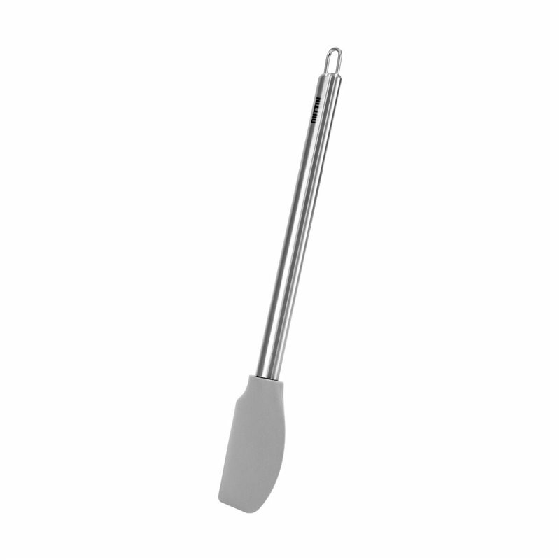 Image secondaire de Spatule pour plaque Quttin Silicone Acier inoxydable Acier 32,7 x 5,3 cm (24 Unités)
