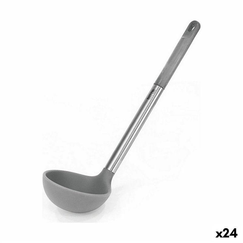 Casserole Quttin Gris Silicone Acier 31 x 8,5 cm