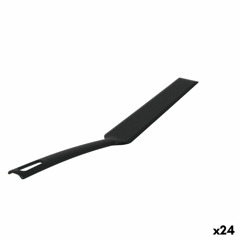 Pelle à tarte Quttin Nylon Noir 32 x 3,7 x 4 cm (24 Unités)