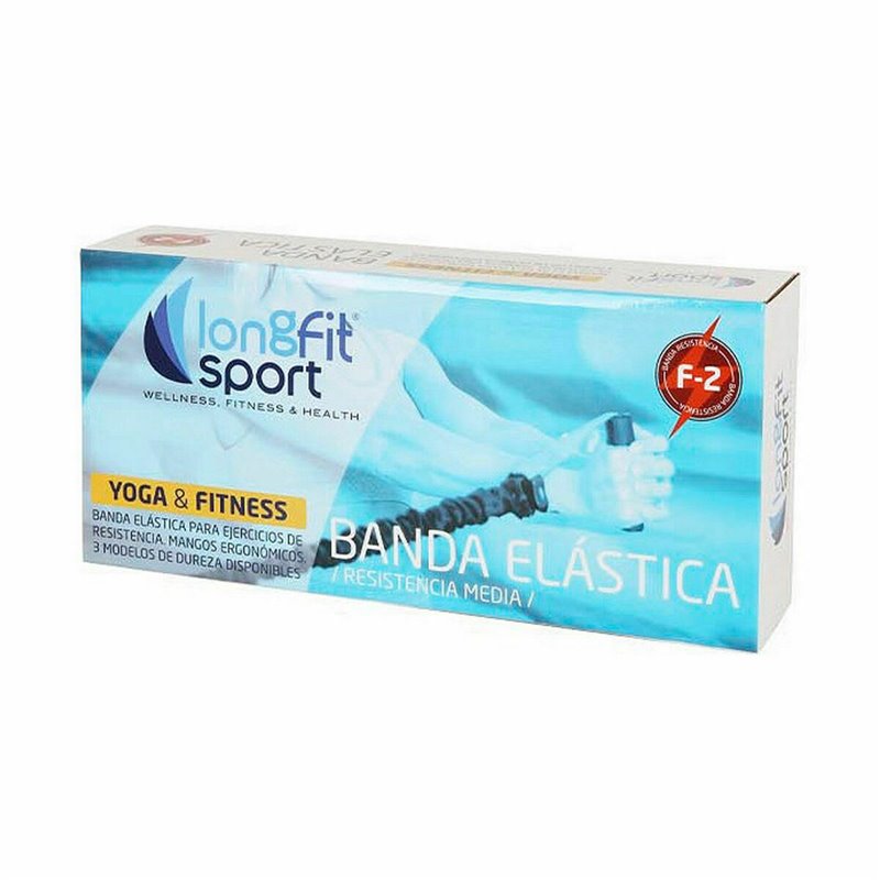 Image secondaire de Bande de résistance élastique LongFit Sport F2 Bleu (4 Unités)