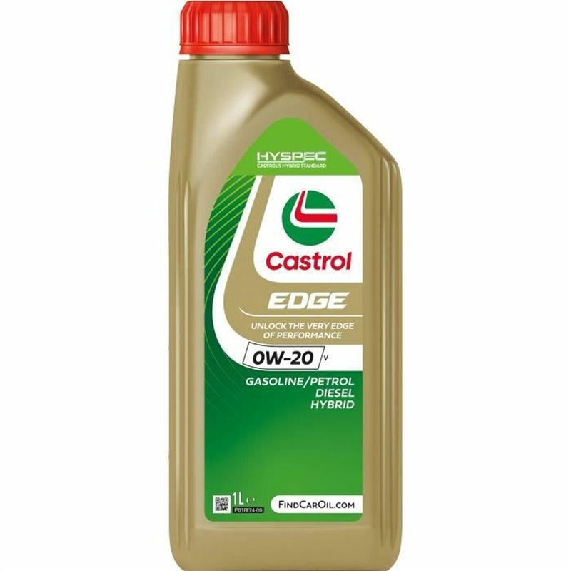 Huile de moteur Castrol Edge Essence Diesel Hybride 0W20 1 L