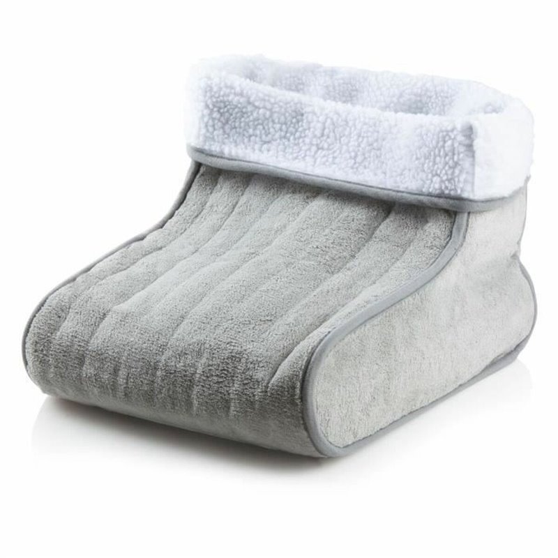 Chauffe-Pieds Domo Gris Polyester 30 x 30 x 24 cm