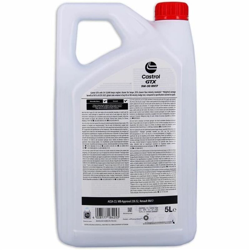 Image secondaire de Huile de moteur Castrol GTX Essence Diesel 5W30 5 L