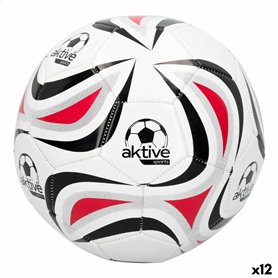 Ballon de Football Aktive 5 Ø 22 cm Blanc PVC (12 Unités)