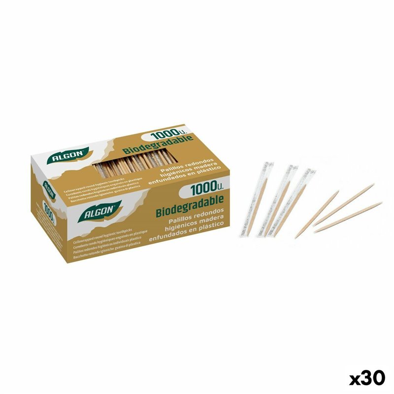 Cure-Dents Algon Lot 1000 Pièces (30 Unités)