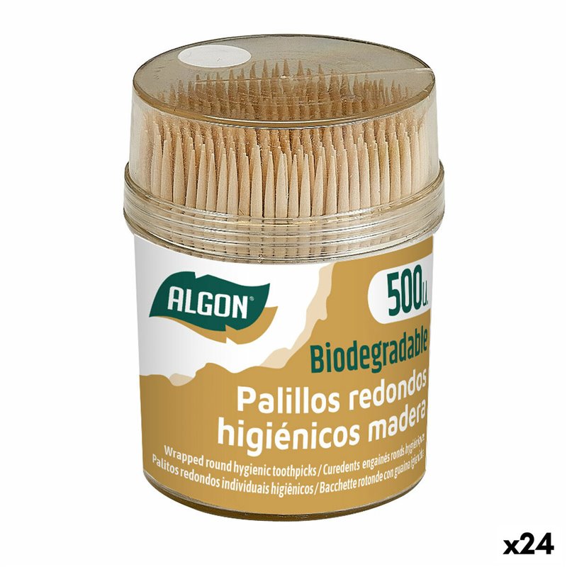 Cure-Dents Algon Lot 500 Pièces (24 Unités)