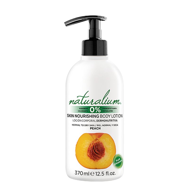 Lotion corporelle Naturalium 370 ml Pêche