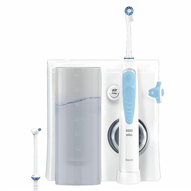 Oral-B Oxyjet Adulte Brosse à dents rotative oscillante Blanc