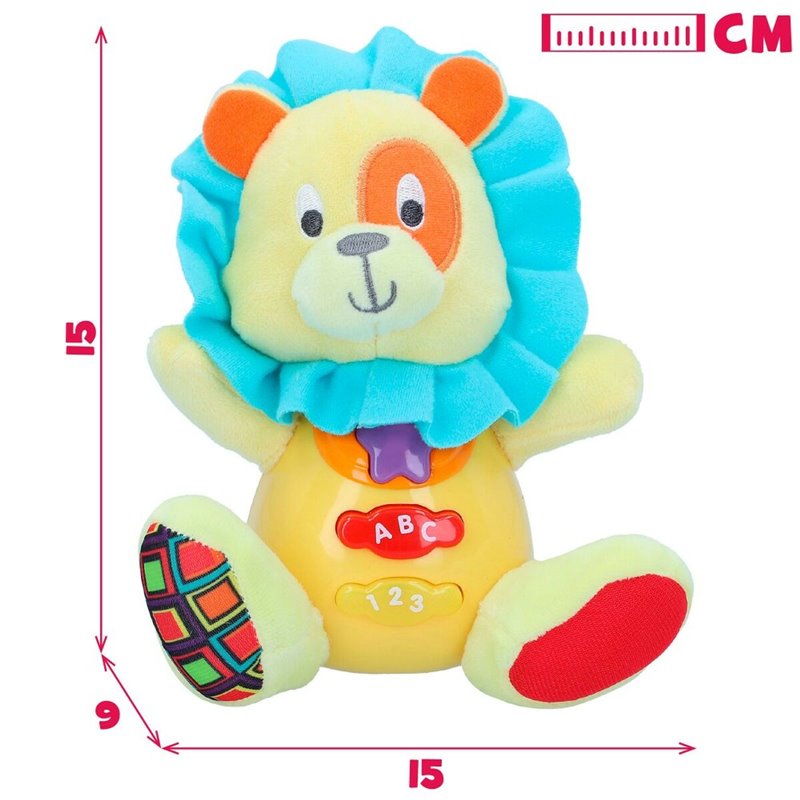 Image secondaire de Peluche sonore Winfun Lion 15 x 15 x 9 cm (6 Unités)