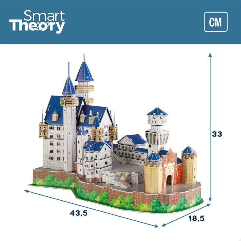 Image secondaire de Puzzle 3D Colorbaby New Swan Castle 95 Pièces 43,5 x 33 x 18,5 cm (6 Unités)