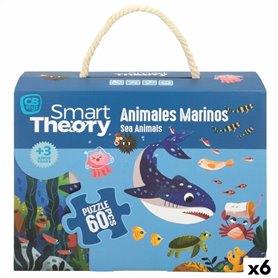 Puzzle Enfant Colorbaby Sea Animals 60 Pièces 60 x 44 cm (6 Unités)