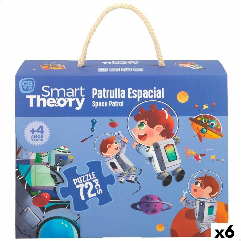 Puzzle Colorbaby Space Patrol 72 Pièces 90 x 60 cm (6 Unités)