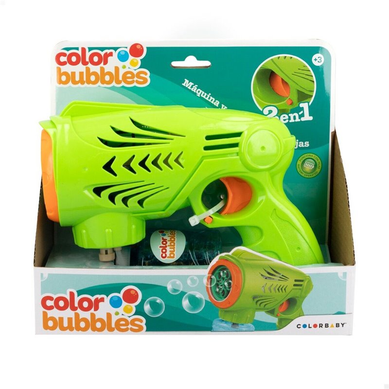 Image secondaire de Jeu de Bulles de Savon Colorbaby Color Bubbles 150 ml Vert 20 x 16,5 x 8 cm (6 Unités)