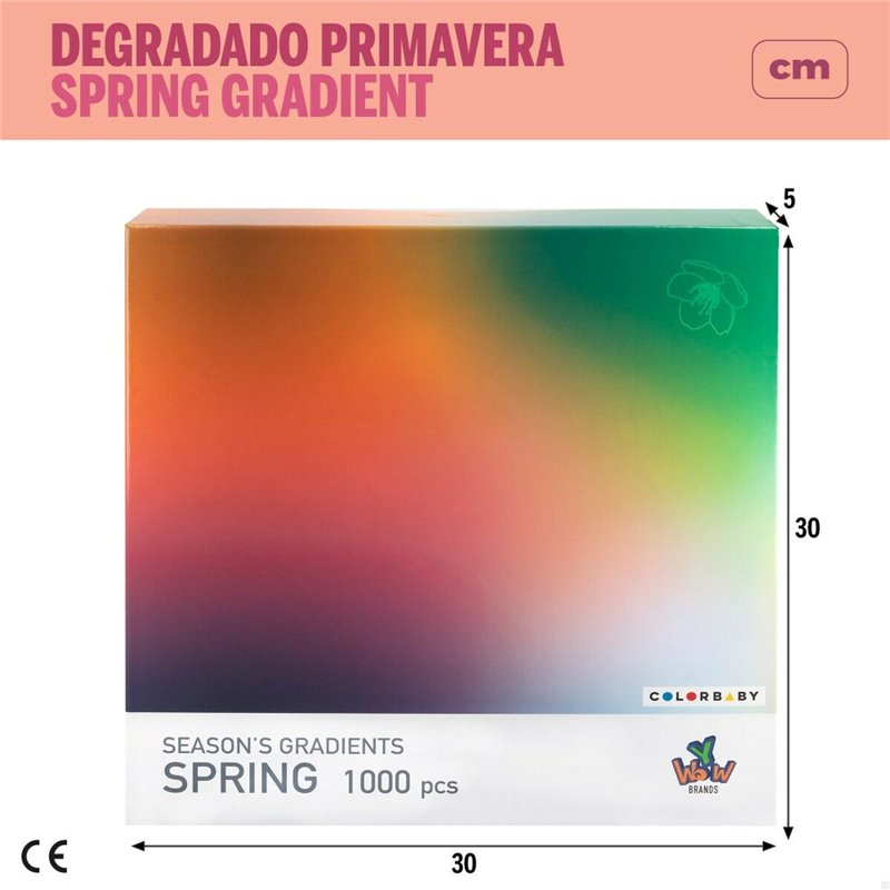 Image secondaire de Puzzle Colorbaby Season's Gradients Spring 68 x 50 cm (6 Unités)