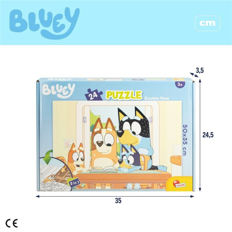 Image secondaire de Puzzle Enfant Bluey Double face 24 Pièces 50 x 35 cm (12 Unités)