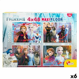 Puzzle Enfant Frozen Double face 4 en 1 48 Pièces 35 x 1,5 x 25 cm (6 