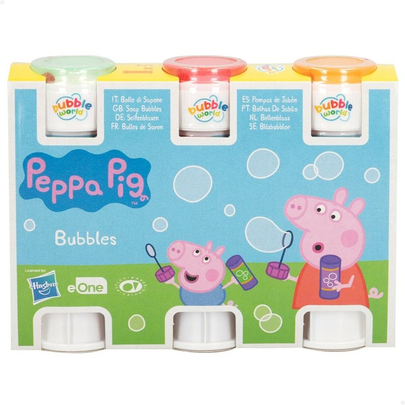 Image secondaire de Set de souffleurs de bulles Peppa Pig 3 Pièces 60 ml (24 Unités)