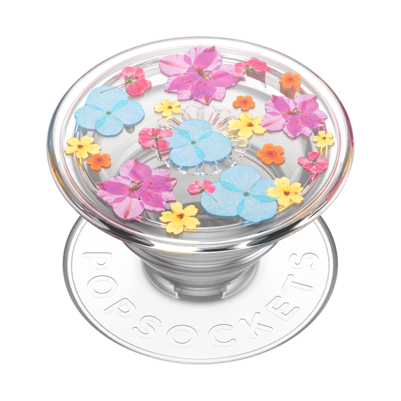 Pop Grip Standard Delicate Floral Translucent Popsockets