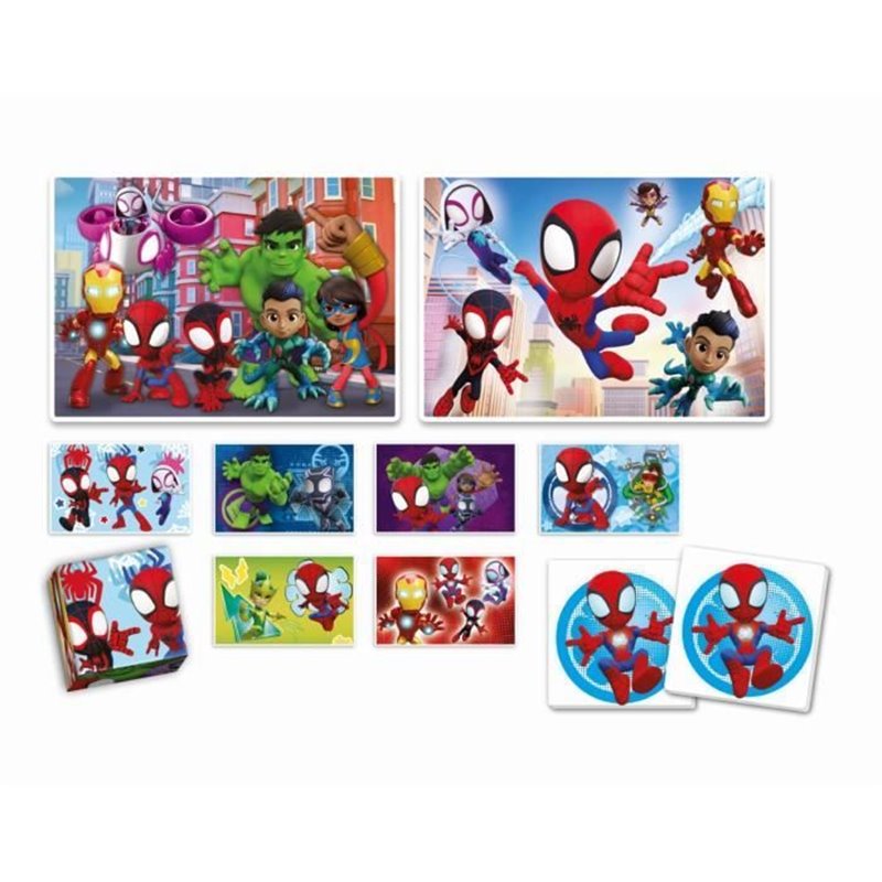 Image secondaire de Jouet Educatif Clementoni Coffret Spidey 4 en 1 (FR)