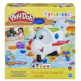 Play-Doh, coffret Starters Mon avion des découvertes, jouets préscolai