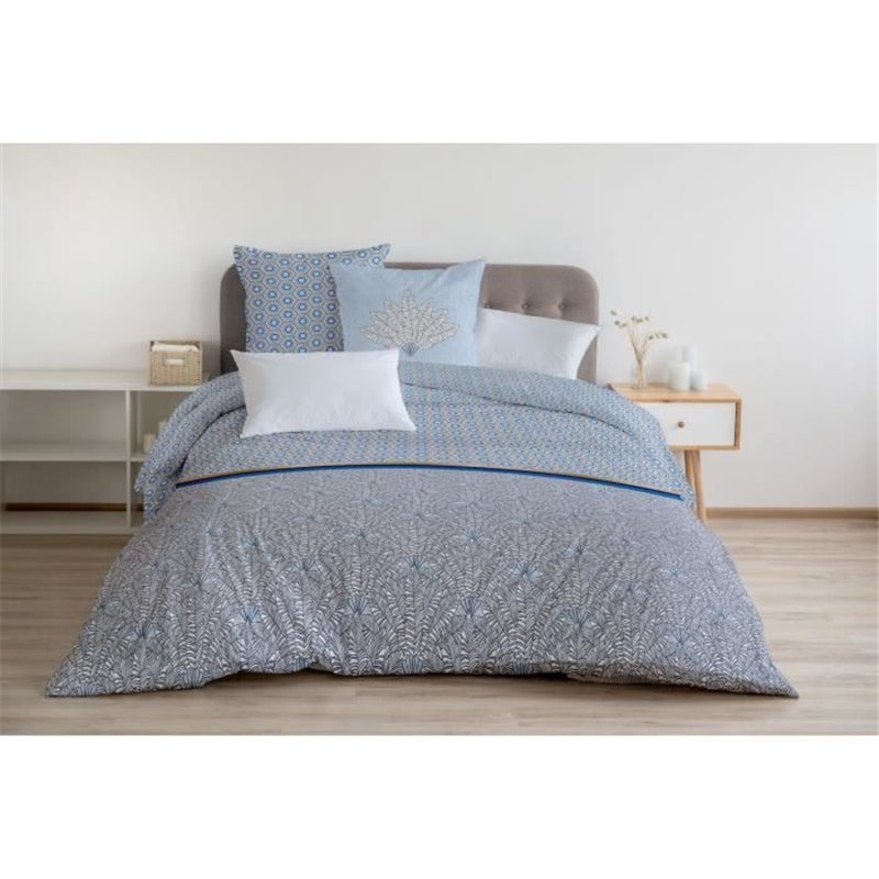 Housse de Couette Home Linge Passion Bleu 220 x 240 cm