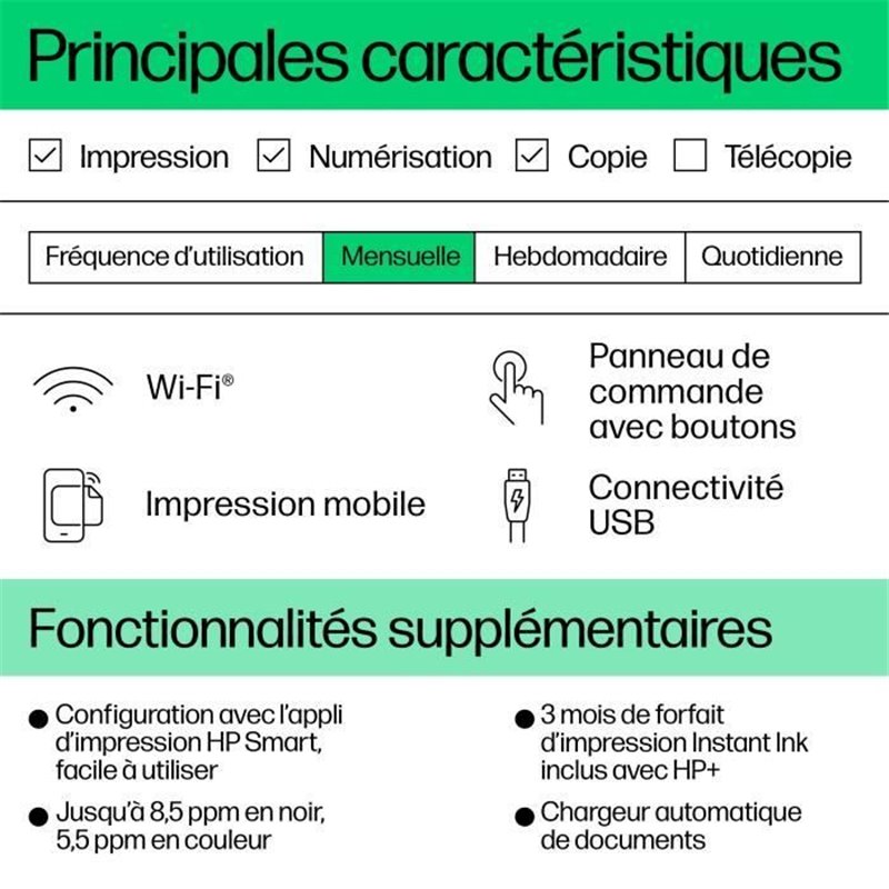 Image secondaire de Imprimante Multifonction HP 60K30B