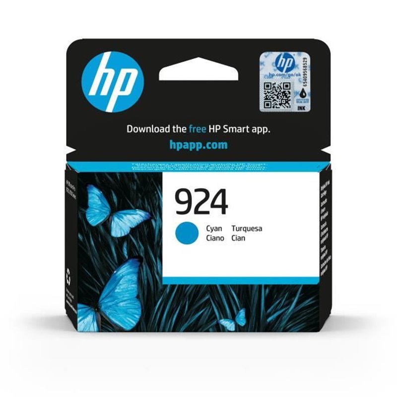 HP 924 Cartouche Encre Authentique Cyan