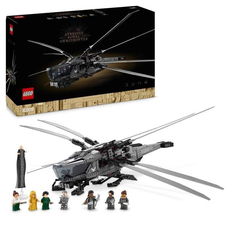 Set de construction Lego 10327 Icons Dune: Atreides Royal Ornithopter