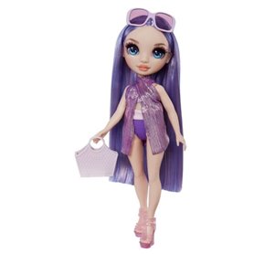 Rainbow High Swim & Style - Poupée mannequin ariculée 27 cm - Violet (
