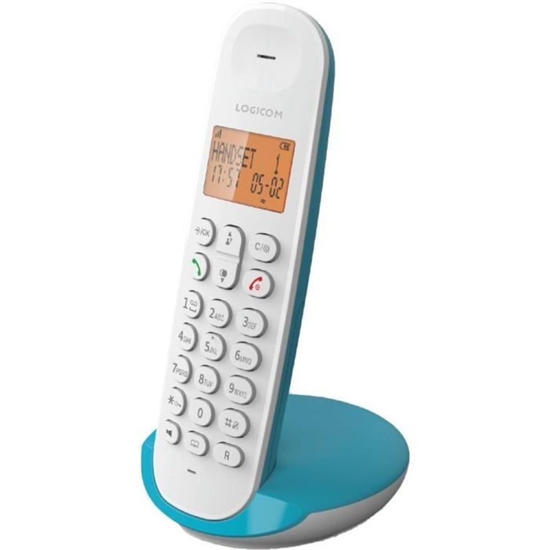 Téléphone fixe Logicom DECT ILOA 150 SOLO Turquoise