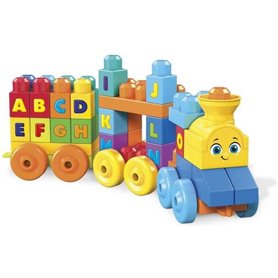 MEGA BLOKS - Le train de l'alphabet - jouet de construction pour enfan