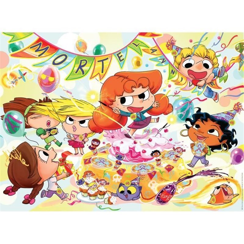 Image secondaire de Puzzle Nathan Nathan Mortel Anniversaire Mortelle Adèle 150 Pièces