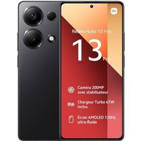 XIAOMI - Redmi Note 13 Pro 5G - 256Go - Noir minuit