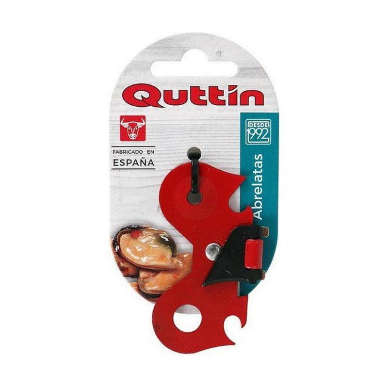 Image secondaire de Ouvre-Boîte Quttin Rouge Papillon Pliable 7 x 4 x 0,3 cm (24 Unités)