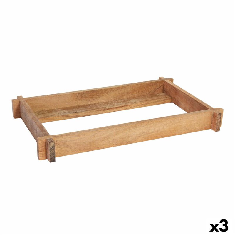 Support Viejo Valle Acacia 32,5 x 17,5 x 4 cm (3 Unités)